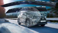 Ветровики - дефлекторы окон Lexus NX200/300H 14- с молдингом (TXR Тайвань)