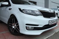Клыки на передний бампер Kia Rio 3