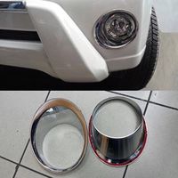 Хром заглушки на туманки Toyota Land Cruiser Prado 150 2014