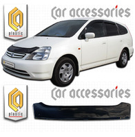Дефлектор капота - мухобойка Honda Stream 00-04