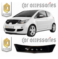 Дефлектор капота - мухобойка Mitsubishi Colt 2006