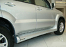 Пороги (подножки) Toyota Land Cruiser Prado 120 белые - светлая площадка