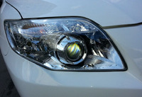 Оптика (фары) Toyota Corolla Axio / Fielder 141 с линзой (белые)