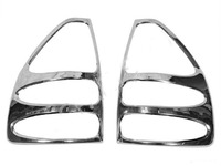 Хром накладки на стопы Toyota Land Cruiser Prado 120