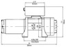 Лебёдка электрическая 12V Runva 3500lbs (кевлар)