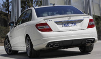 Лип спойлер на Mercedes c-class w204