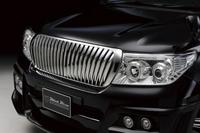 Решетка радиатора Lincoln style хром на Toyota Land Cruiser 200
