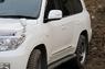 Корпуса зеркал Toyota Land Cruiser 200 / Lexus LX 570 белый перл (дизайн Lexus)