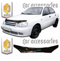 Дефлектор капота - мухобойка Chevrolet Lanos 05-09
