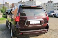 Хром (накладка) молдинг под спойлер на Toyota Land Cruiser Prado 150