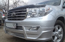 Накладка на передний бампер - губа "Branew" Toyota Land Cruiser 200