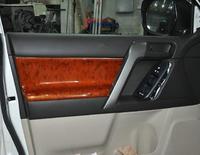 Накладки в салон под дерево на двери Toyota Land Cruiser Prado 150 (4 детали)