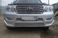 Накладка на передний бампер - губа "Branew" Toyota Land Cruiser 200