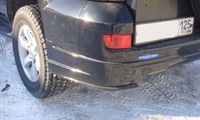 Задние уголки (накладки на уголки) на Toyota Land Cruiser Prado 120 