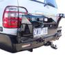 Силовой бампер задний на Toyota Land Cruiser 105 (Live axle)