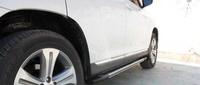 Подножки (пороги) на Toyota Highlander (2007-2012г)