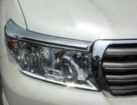 Реснички хром на Toyota Land Cruiser 200