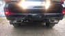 Губа задняя с двойным выхлопом Goldman Cruise Lexus LX570 / Toyota Land Cruiser 200