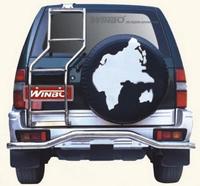 Защита заднего бампера - (дуга) Toyota Land Cruiser Prado 90 / 95