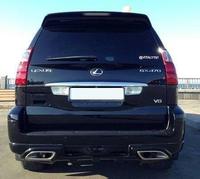 Накладка Goldman Cruise на задний бампер под двойной выхлоп Lexus GX470