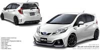 Пороги "Impul" на Nissan Note E12