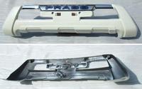 Накладка на бампер с подсветкой Toyota Land Cruiser Prado 150 13-15
