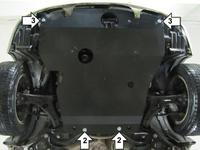 Защита картера "Шериф" Toyota Allion