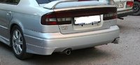 Накладки на задний бампер Subaru Legacy B4