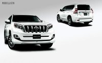 Губа передняя "Modellista" Toyota Land Cruiser Prado 150 2014 (рестайлинг)