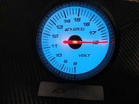 Датчик Apexi volt (вольтметр) белый