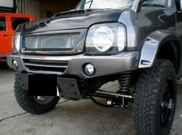 Укороченный передний бампер на Suzuki Jimni JB23