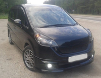 Накладка на передний бампер "Modulo" на Honda Stepwagon / Stepwgn (RG1-RG4)