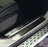 Накладки на пороги Nissan X-Trail T32 (метал)