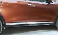 Молдинг боковых дверей Nissan X-Trail T32 2014-2015 (метал) хром