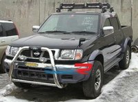 Накладка на передний бампер - дуга (защита) метал Nissan Datsun D22 (кенгурин)