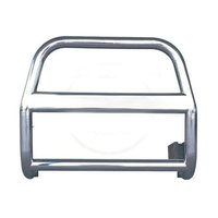 Накладка на передний бампер - дуга (защита) метал Land Cruiser 80 (кенгурин)