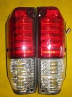 Стопы диодные Toyota Land Cruiser Prado FJ78 красно-белые