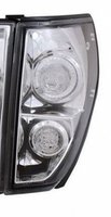 Габариты тюнинг Toyota Land Cruiser Prado 90-95 хром белые