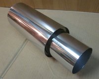 Бочка выхлопная HKS Hi-Power 76мм (темная)