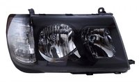 Фары Toyota Land Cruiser 80 хрусталь "DEPO" черные