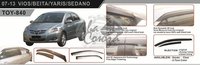  Ветровики - дефлекторы окон Toyota Belta/Yaris Sedan/VIOS P9# 2005-2012 (TXR Тайвань)