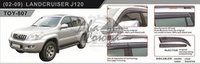  Ветровики - дефлекторы окон Toyota LAND Cruiser Prado 120 2002-2009 (TXR Тайвань)