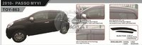  Ветровики - дефлекторы окон Toyota Passo #GC3# 2010+ (TXR Тайвань)