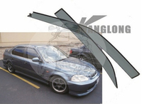 Ветровики - дефлекторы окон Honda Civic 1996-2000