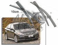  Ветровики - дефлекторы окон Subaru Legacy 2009+ с молдингом