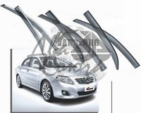  Ветровики - дефлекторы окон Toyota Corolla E150 2007+ (c молдингом)