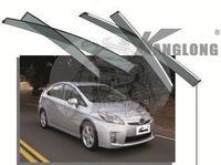  Ветровики - дефлекторы окон Toyota Prius ZVW40 2015 с молдингом