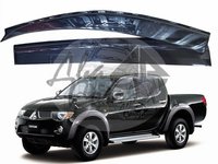 Ветровики - дефлекторы окон Mitsubishi L200/Triton 05- (надпись Triton) (TXR Тайвань)