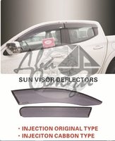 Ветровики - дефлекторы окон Mitsubishi L200/Triton 15- (TXR Тайвань)
