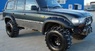 Фендера - расширители колесных арок Toyota Land Cruiser 80 (бушвакер style) LLDPE 8см